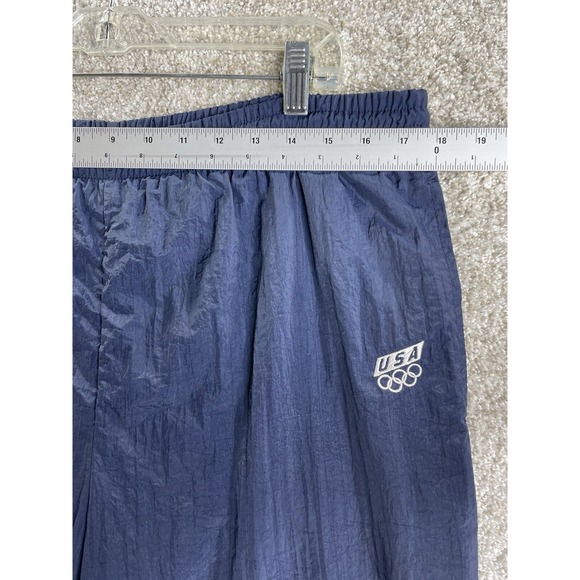 Vintage Pants Mens M JCPenny Olympic Lined Track Drawstring Ankle Zip‎ - Picture 6 of 8